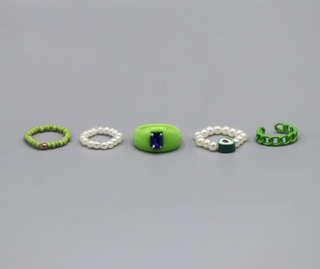 Set Of Enamel Ring